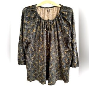 Lansend Paisley Print Women's Top